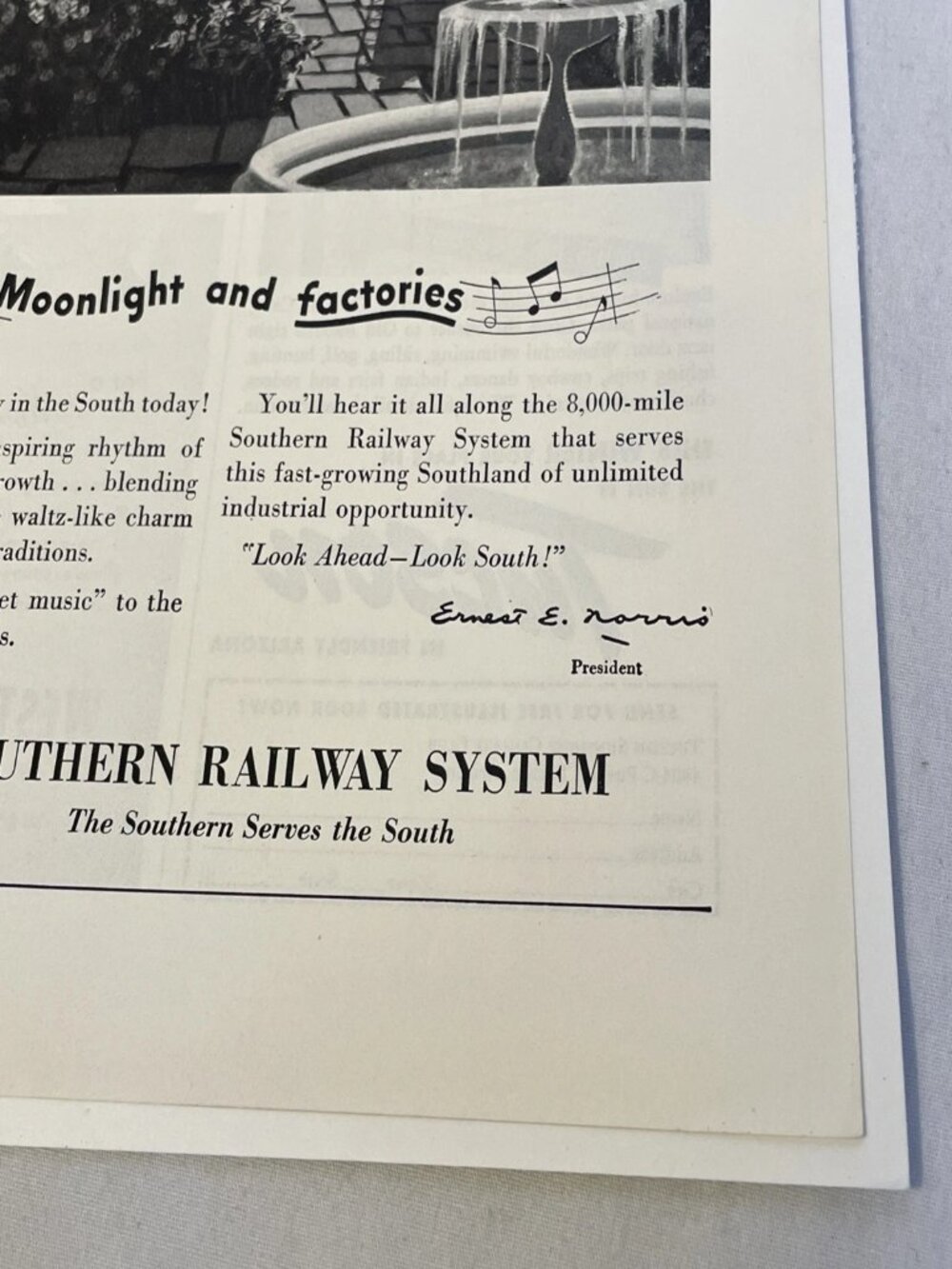 1948 Southern Railway Vintage Print Ad Moonlight Factories National Geographic - Picture 5 of 10